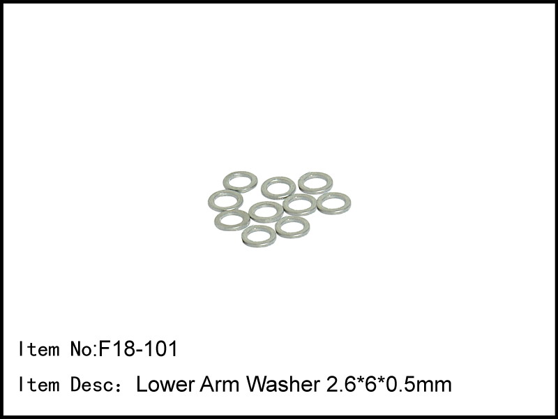 F18-101 - Lower Arm Washer 2.6*6*0.5mm