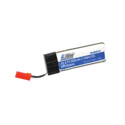 EFLB5001S25 - 500mAh 1-Cell 3.7V 25C LiPo 120SR+ mQX