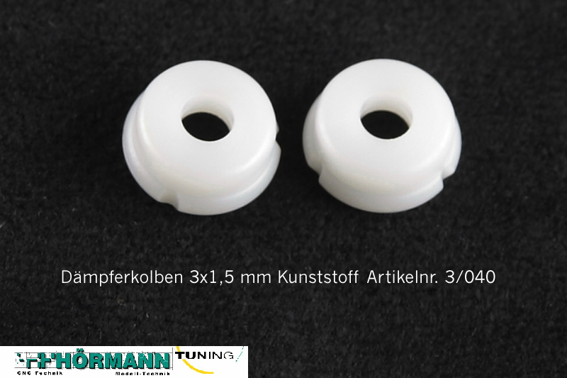 03/040 - Dämpferkolben 3x1,5mm Kunststoff 2St