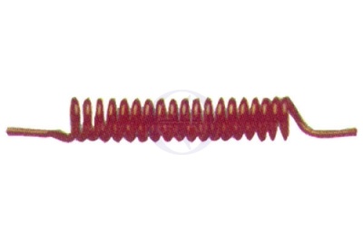 1105 - Kraftstoffschlauch rot 2mm Silikon Spirale