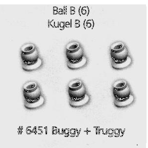 6451 - Kugel B (6 Stck)