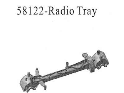 58122 - Radio Tray