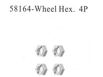 58164 - Wheel Hex