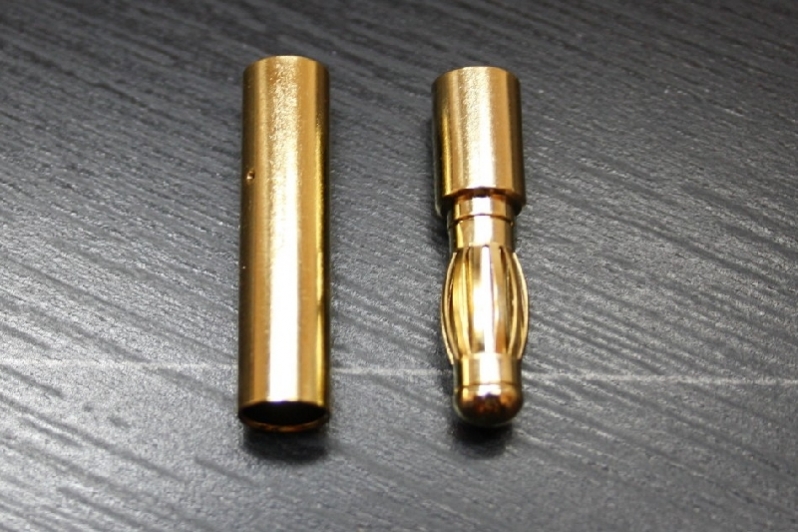 SLSG6 - 1 Paar Goldkontakt 6,0mm Lamelle ECO
