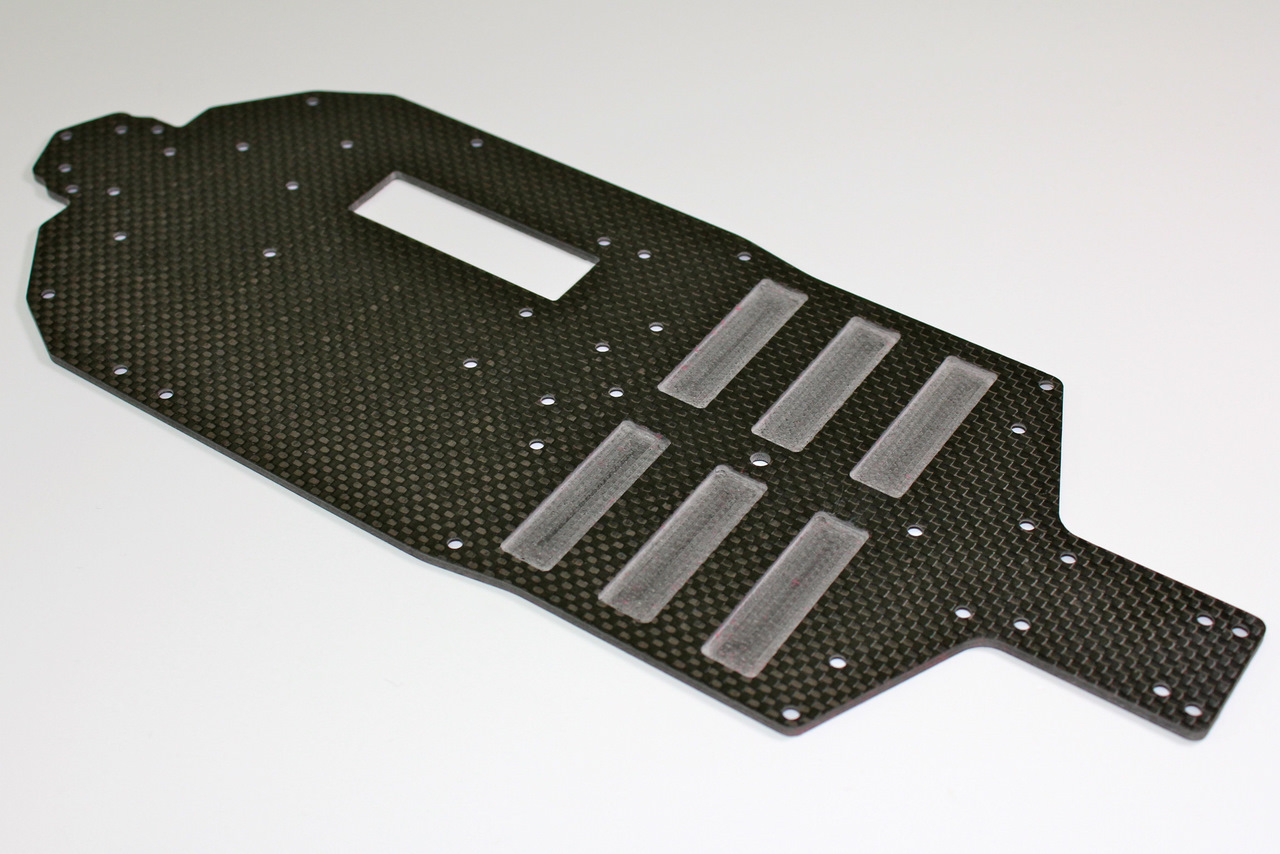 T04050 - Carbon Chassisplatte 4WD Comp Buggy