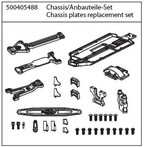 405488 - Chassis + Anbauteile-Set