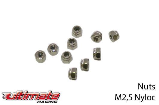 MSSM25 - Mutter sichernd M2,5mm 10Stck