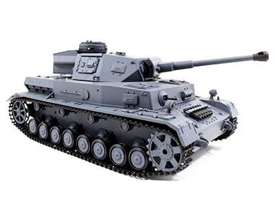 Artikel-Bild-23066 - RC-Panzer IV Ausf. F2, BB Schuss, Rauch und Sound grau
