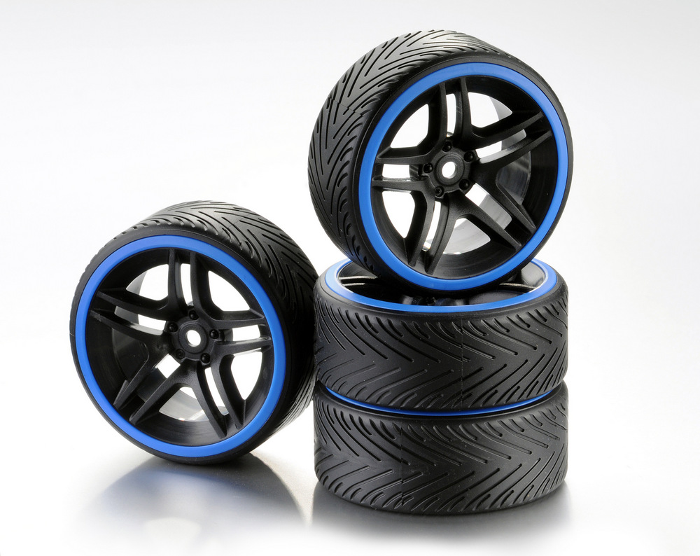 2510051 - Drift Reifenset Absima blau 4Stck