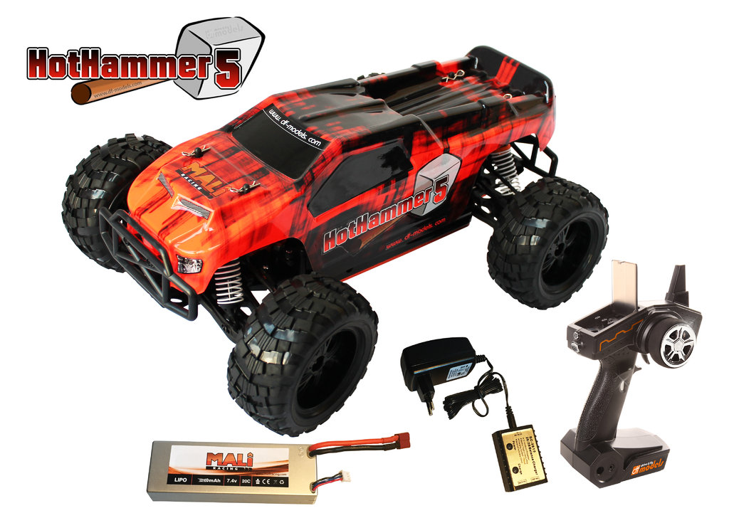 3076 DF Models Hot Hammer 5 BL RTR Set