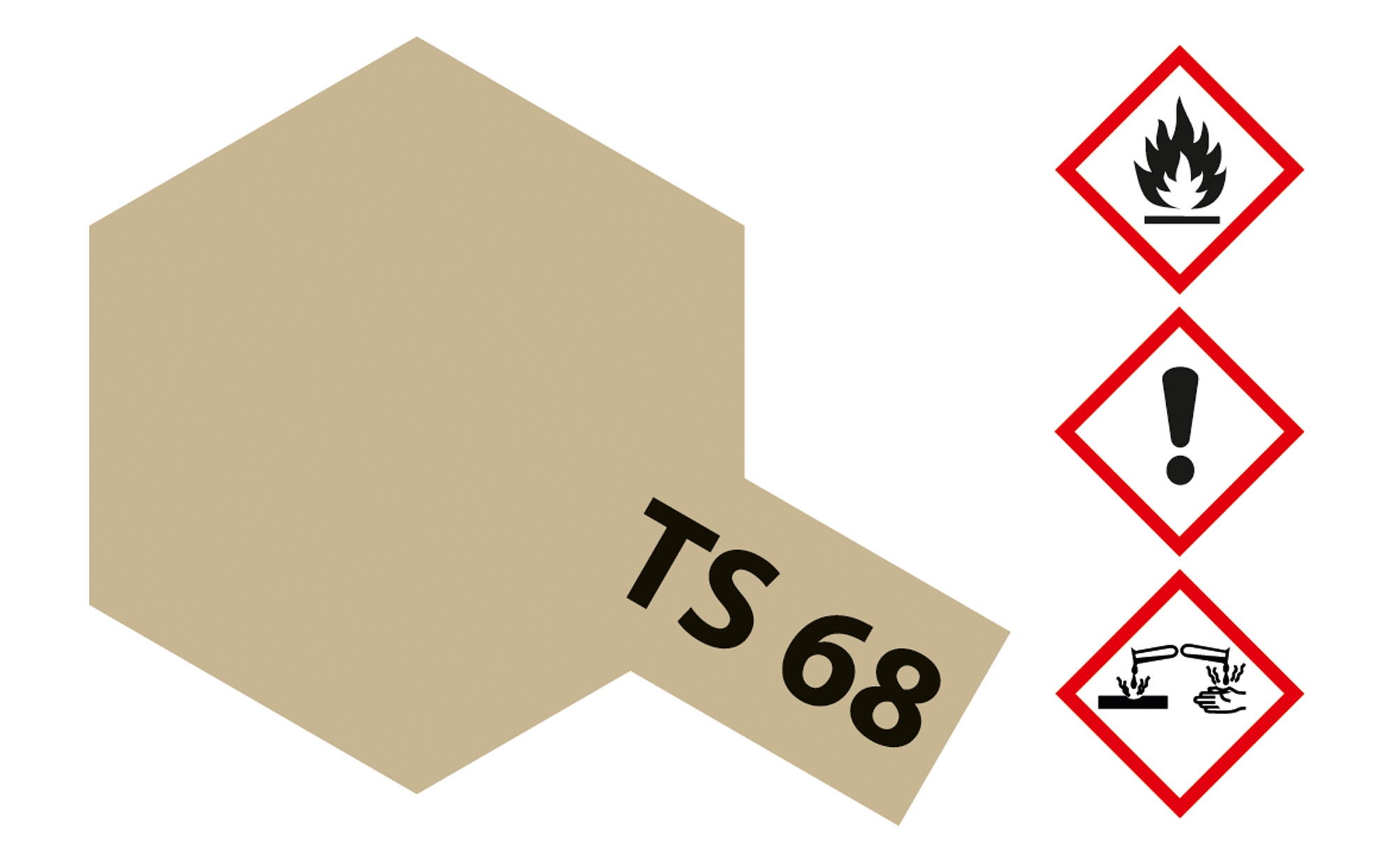 85068 Tamiya TS-68 Holzdeck hellbraun matt