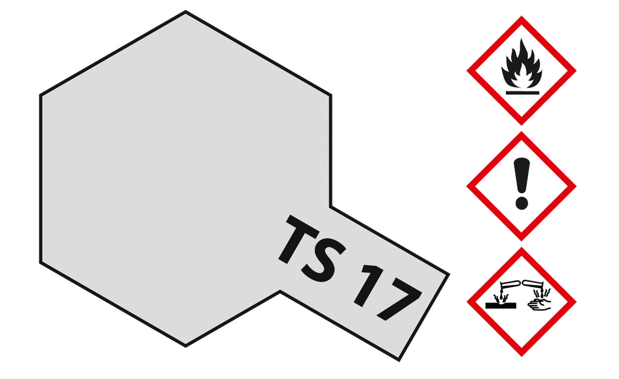 85017 - Tamiya TS-17 Alu silber glänzend