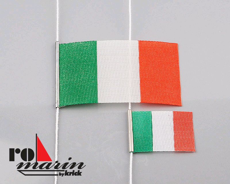 Artikel-Bild-ro1364 Flagge Italien 2 Stück 25x40mm + 15x25mm