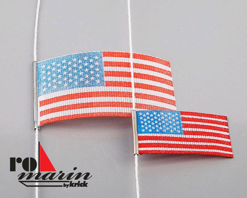 ro1362 Flagge USA 2 Stück 25x40mm + 15x25mm