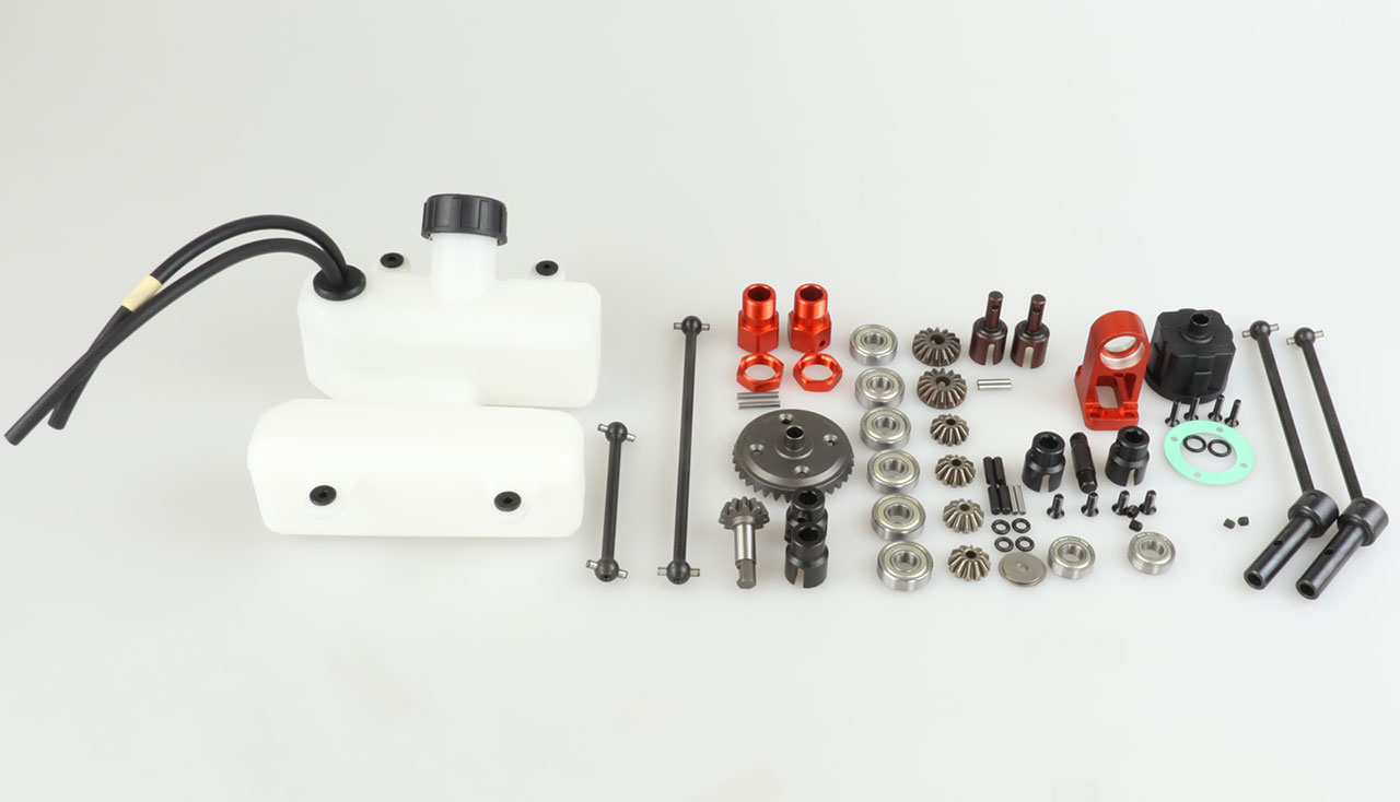 Artikel-Bild-94056 - 4WD Umbau Kit V2 für Amewi 1:5 Buggy