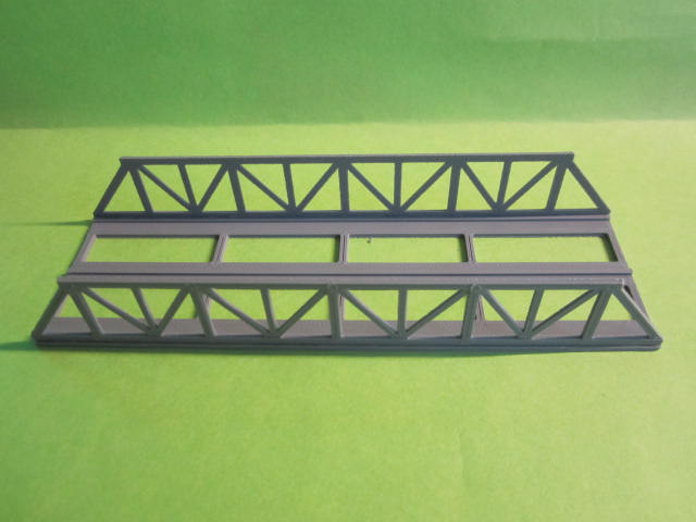Kastenbrückenteil 2 gleisig 150x22mm Spur N