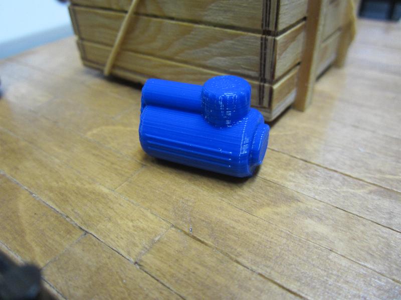 Lenzpumpe blau 26x14x17mm 1:25 - 19313 - 551 - 0 - 1